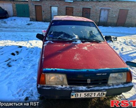 Красный ВАЗ 2109, объемом двигателя 1.5 л и пробегом 0 тыс. км за 1200 $, фото 1 на Automoto.ua