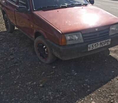 Красный ВАЗ 2109, объемом двигателя 0 л и пробегом 123 тыс. км за 800 $, фото 1 на Automoto.ua