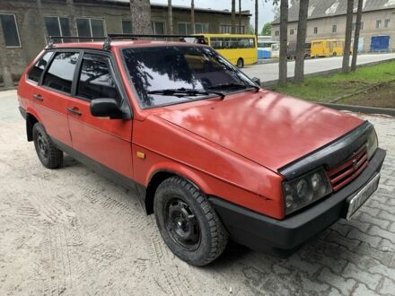 Красный ВАЗ 2109, объемом двигателя 1.5 л и пробегом 250 тыс. км за 850 $, фото 1 на Automoto.ua