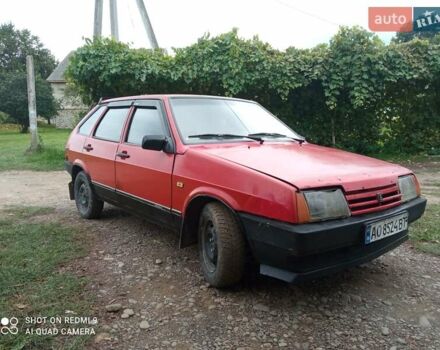 Красный ВАЗ 2109, объемом двигателя 1.3 л и пробегом 380 тыс. км за 850 $, фото 1 на Automoto.ua