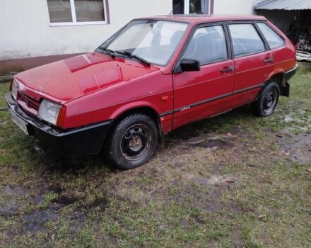 Красный ВАЗ 2109, объемом двигателя 1.5 л и пробегом 150 тыс. км за 450 $, фото 1 на Automoto.ua