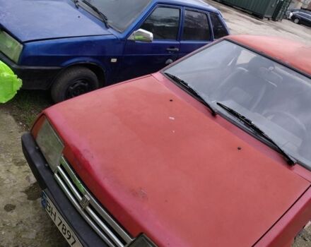 Красный ВАЗ 2109, объемом двигателя 1.5 л и пробегом 123 тыс. км за 1072 $, фото 1 на Automoto.ua