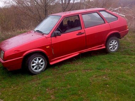 Красный ВАЗ 2109, объемом двигателя 1.5 л и пробегом 205 тыс. км за 500 $, фото 1 на Automoto.ua