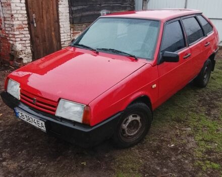 Красный ВАЗ 2109, объемом двигателя 1.5 л и пробегом 170 тыс. км за 900 $, фото 1 на Automoto.ua