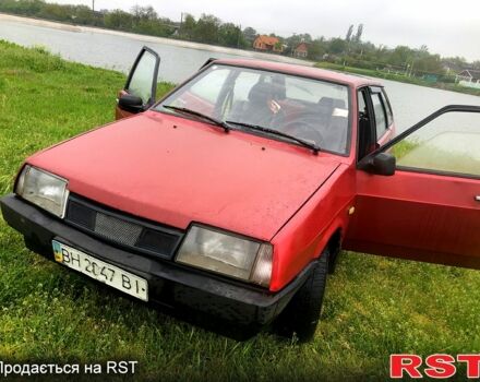 Красный ВАЗ 2109, объемом двигателя 1.5 л и пробегом 80 тыс. км за 750 $, фото 1 на Automoto.ua
