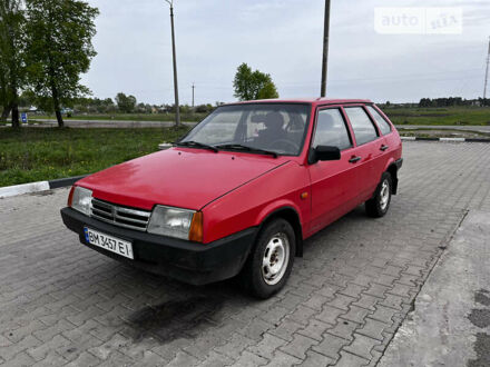Красный ВАЗ 2109, объемом двигателя 1.5 л и пробегом 100 тыс. км за 1250 $, фото 1 на Automoto.ua
