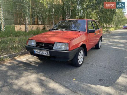 Красный ВАЗ 2109, объемом двигателя 1.45 л и пробегом 116 тыс. км за 1300 $, фото 1 на Automoto.ua