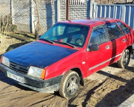 Красный ВАЗ 2109, объемом двигателя 1.5 л и пробегом 250 тыс. км за 910 $, фото 1 на Automoto.ua