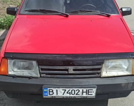 Красный ВАЗ 2109, объемом двигателя 1.5 л и пробегом 100 тыс. км за 949 $, фото 1 на Automoto.ua