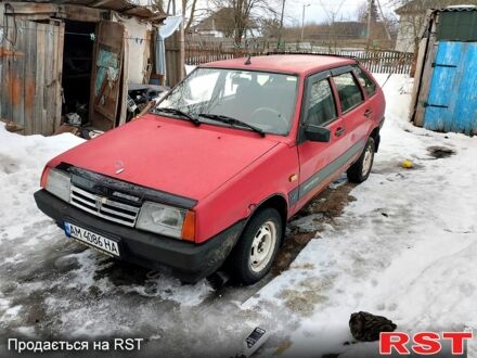 Червоний ВАЗ 2109, об'ємом двигуна 1.5 л та пробігом 96 тис. км за 450 $, фото 1 на Automoto.ua