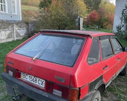 Красный ВАЗ 2109, объемом двигателя 1.5 л и пробегом 280 тыс. км за 377 $, фото 1 на Automoto.ua