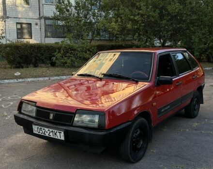 Красный ВАЗ 2109, объемом двигателя 1.5 л и пробегом 200 тыс. км за 970 $, фото 1 на Automoto.ua