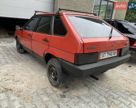 Красный ВАЗ 2109, объемом двигателя 1.5 л и пробегом 250 тыс. км за 850 $, фото 1 на Automoto.ua