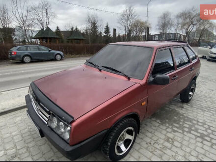 Красный ВАЗ 2109, объемом двигателя 1.5 л и пробегом 30 тыс. км за 1800 $, фото 1 на Automoto.ua