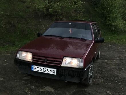 ВАЗ 2109 1996 в Сколе на Automoto.ua Красный ВАЗ 2109, объемом двигателя 1.5 л и пробегом 96 тыс. км за 1300 $, фото 1 на Automoto.ua