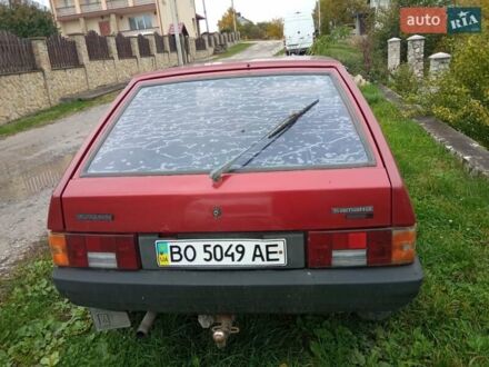 Красный ВАЗ 2109, объемом двигателя 1.5 л и пробегом 233 тыс. км за 1200 $, фото 1 на Automoto.ua