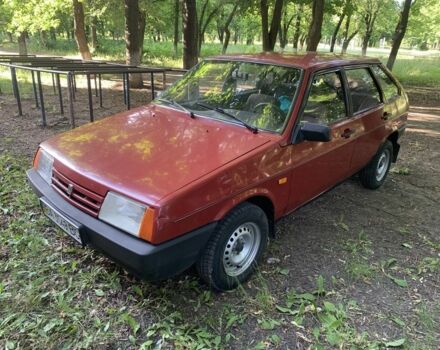 Красный ВАЗ 2109, объемом двигателя 1.5 л и пробегом 90 тыс. км за 1900 $, фото 1 на Automoto.ua