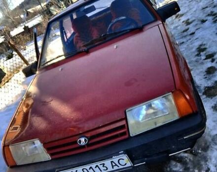 Красный ВАЗ 2109, объемом двигателя 1.3 л и пробегом 86 тыс. км за 1200 $, фото 1 на Automoto.ua