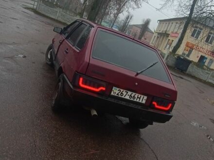 Красный ВАЗ 2109, объемом двигателя 1.3 л и пробегом 123 тыс. км за 1350 $, фото 1 на Automoto.ua