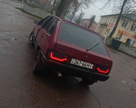 Красный ВАЗ 2109, объемом двигателя 1.3 л и пробегом 123 тыс. км за 1350 $, фото 1 на Automoto.ua