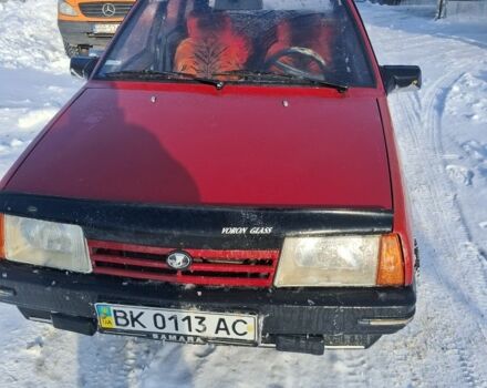 Червоний ВАЗ 2109, об'ємом двигуна 1.3 л та пробігом 120 тис. км за 1000 $, фото 1 на Automoto.ua