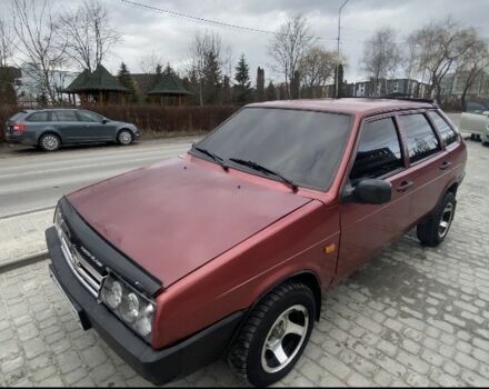 Красный ВАЗ 2109, объемом двигателя 1.5 л и пробегом 30 тыс. км за 1800 $, фото 1 на Automoto.ua
