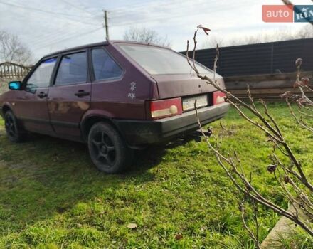 Красный ВАЗ 2109, объемом двигателя 1.5 л и пробегом 100 тыс. км за 1350 $, фото 1 на Automoto.ua