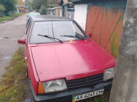 Красный ВАЗ 2109, объемом двигателя 2 л и пробегом 150 тыс. км за 501 $, фото 1 на Automoto.ua