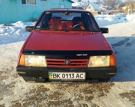 Красный ВАЗ 2109, объемом двигателя 1.3 л и пробегом 120 тыс. км за 950 $, фото 1 на Automoto.ua