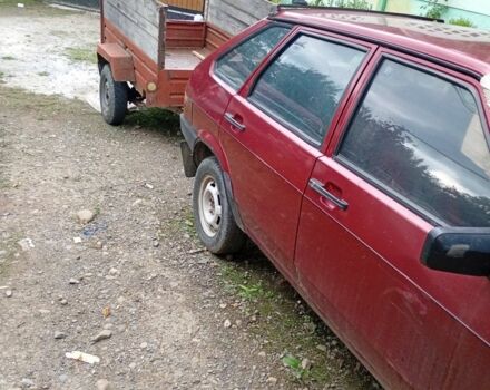 Красный ВАЗ 2109, объемом двигателя 0 л и пробегом 200 тыс. км за 674 $, фото 1 на Automoto.ua