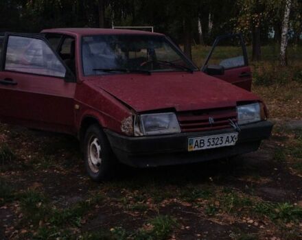 Красный ВАЗ 2109, объемом двигателя 1.5 л и пробегом 400 тыс. км за 500 $, фото 1 на Automoto.ua
