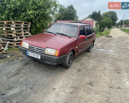 Красный ВАЗ 2109, объемом двигателя 1.5 л и пробегом 55 тыс. км за 700 $, фото 1 на Automoto.ua