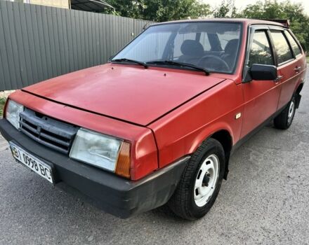 Красный ВАЗ 2109, объемом двигателя 1.5 л и пробегом 194 тыс. км за 950 $, фото 1 на Automoto.ua
