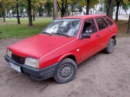 Красный ВАЗ 2109, объемом двигателя 1.5 л и пробегом 123 тыс. км за 850 $, фото 1 на Automoto.ua