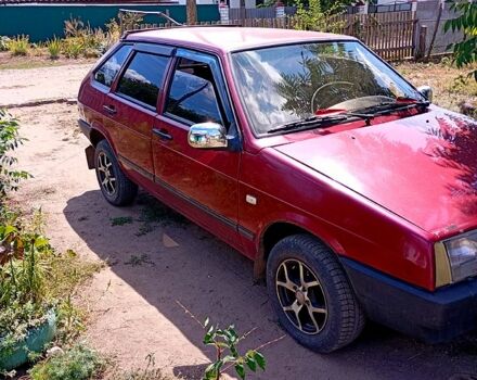 Красный ВАЗ 2109, объемом двигателя 1.5 л и пробегом 200 тыс. км за 1200 $, фото 1 на Automoto.ua
