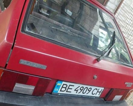 Красный ВАЗ 2109, объемом двигателя 1.5 л и пробегом 210 тыс. км за 1900 $, фото 1 на Automoto.ua