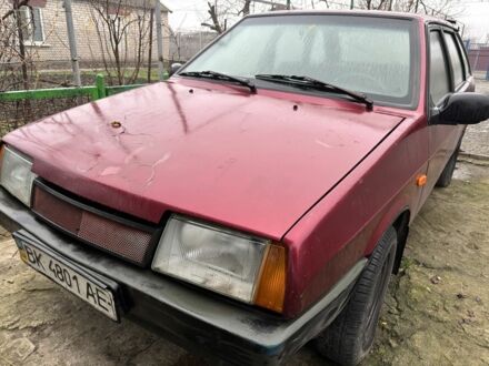 Красный ВАЗ 2109, объемом двигателя 1.5 л и пробегом 40 тыс. км за 426 $, фото 1 на Automoto.ua