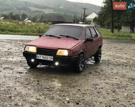 Красный ВАЗ 2109, объемом двигателя 1.5 л и пробегом 325 тыс. км за 800 $, фото 1 на Automoto.ua