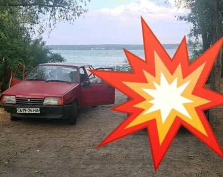 Красный ВАЗ 2109, объемом двигателя 1.5 л и пробегом 350 тыс. км за 500 $, фото 1 на Automoto.ua