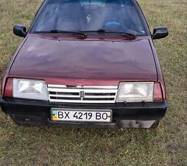 Красный ВАЗ 2109, объемом двигателя 1.5 л и пробегом 66 тыс. км за 1250 $, фото 1 на Automoto.ua