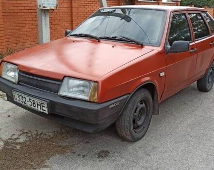 Красный ВАЗ 2109, объемом двигателя 1.5 л и пробегом 150 тыс. км за 645 $, фото 1 на Automoto.ua