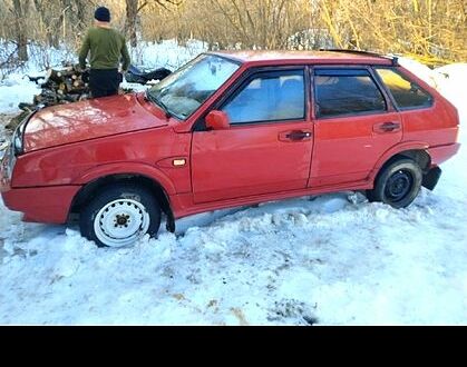 Красный ВАЗ 2109, объемом двигателя 1.6 л и пробегом 0 тыс. км за 610 $, фото 1 на Automoto.ua