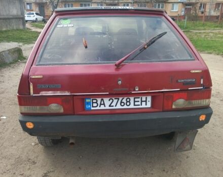 Красный ВАЗ 2109, объемом двигателя 1.5 л и пробегом 300 тыс. км за 600 $, фото 1 на Automoto.ua
