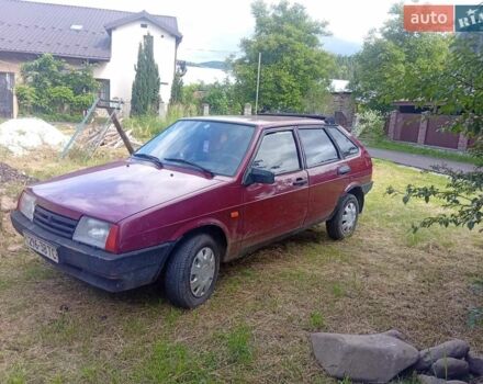 Красный ВАЗ 2109, объемом двигателя 1.5 л и пробегом 261 тыс. км за 600 $, фото 1 на Automoto.ua