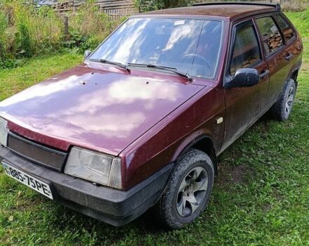 Красный ВАЗ 2109, объемом двигателя 1.5 л и пробегом 155 тыс. км за 800 $, фото 1 на Automoto.ua