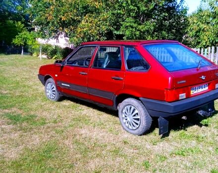 Красный ВАЗ 2109, объемом двигателя 1.5 л и пробегом 220 тыс. км за 850 $, фото 1 на Automoto.ua