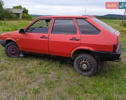 Красный ВАЗ 2109, объемом двигателя 1.5 л и пробегом 568 тыс. км за 500 $, фото 1 на Automoto.ua