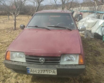 Красный ВАЗ 2109, объемом двигателя 1.5 л и пробегом 200 тыс. км за 650 $, фото 1 на Automoto.ua