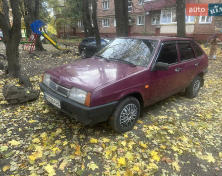 Красный ВАЗ 2109, объемом двигателя 1.5 л и пробегом 229 тыс. км за 1150 $, фото 1 на Automoto.ua