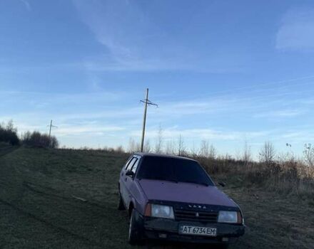 Красный ВАЗ 2109, объемом двигателя 1.5 л и пробегом 100 тыс. км за 900 $, фото 1 на Automoto.ua